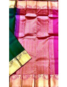 ARNI SILK HALF FINE ZARI SAREE WITH BLOUSE